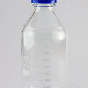 Clear borosilicate lab bottle  (1000ml)